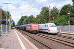 185 588-1 RheinCargo GmbH & Co. KG mit einem Kesselzug  Umweltgefährdender Stoff, flüssig  in Bienenbüttel und fuhr weiter in Richtung Uelzen. 02.09.2016
