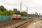 1216 901-9 RTS - Rail Transport Service GmbH, kam Lz durch Rathenow und fuhr weiter in Richtung Stendal. 12.08.2023