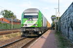 ER20-03 (223 103-3) SETG - Salzburger Eisenbahn TransportLogistik GmbH mit einem Holzzug in Großwudicke und fuhr weiter in Richtung Stendal.