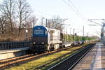V 1001-033 (273 005-9) SETG - Salzburger Eisenbahn TransportLogistik GmbH mit einem Holzzug in Demker und fuhr weiter in Richtung Stendal.