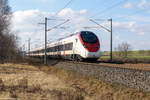 501 002-6  Kanton Uri  SBB - Schweizerischen Bundesbahnen auf einer Testfahrt von Nennhausen nach Berlin in Nennhausen.