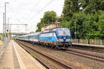 193 298-7  Fidorka  ELL - European Locomotive Leasing für ČD - České dráhy a.s. mit dem EC 378  Porta Bohemica  von Praha hl.n. nach Kiel Hbf in Friesack. 19.06.2018